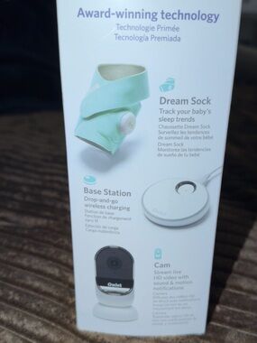Owlet Dream Sock Baby Sleep Monitor Sock in Mint Green